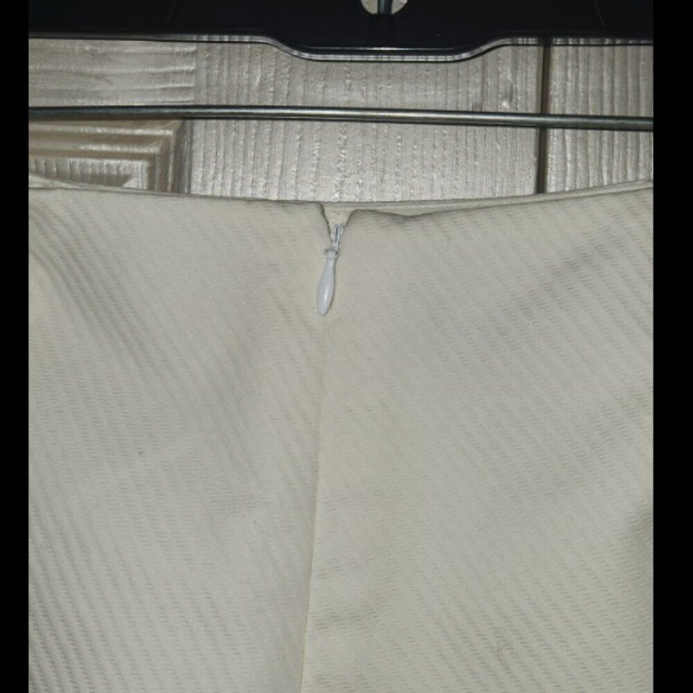 NWT 100% Cotton- Cream Charter Club 2 Piece Skirt Suit Size 8 - Picture 6 of 8